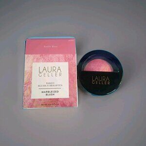 NIB Laura Geller SUNLIT ROSE Baked Blush-N-Brighten .16oz